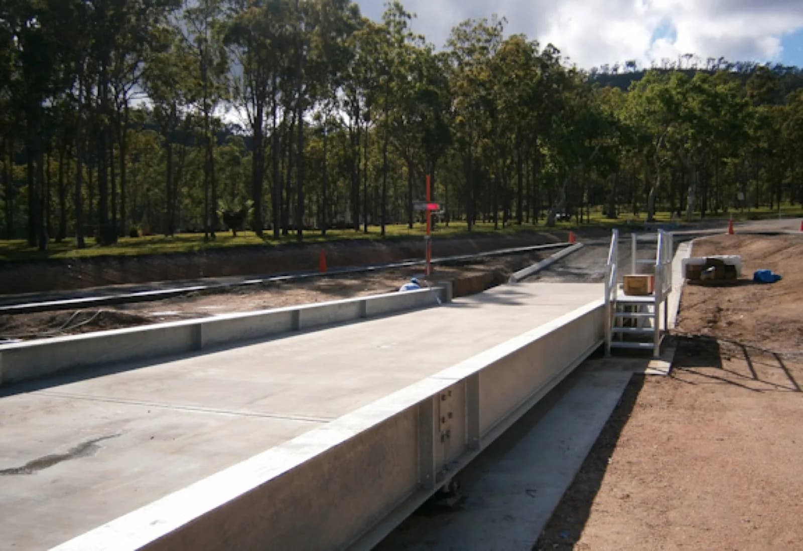 Concrete Pump Required for Weighbridge install