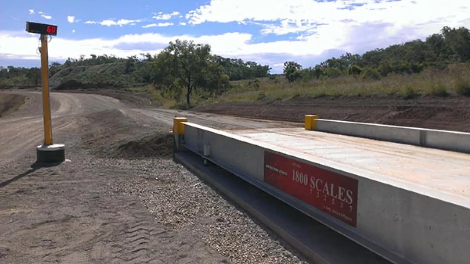 Caves Quarry weighbridge construction - SWIA Weighing