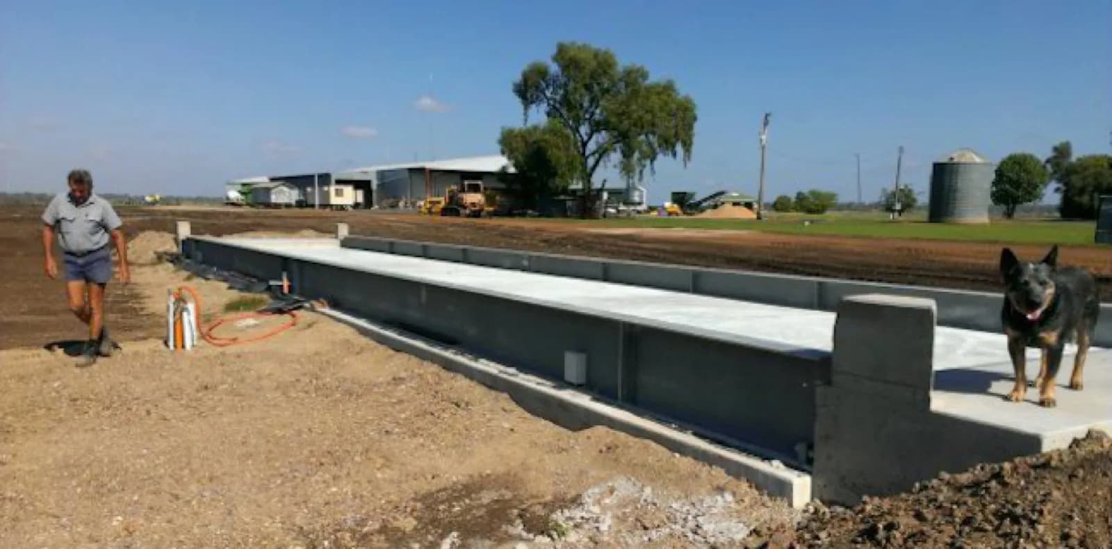 Installing An Above Ground Weighbridge On A Farm